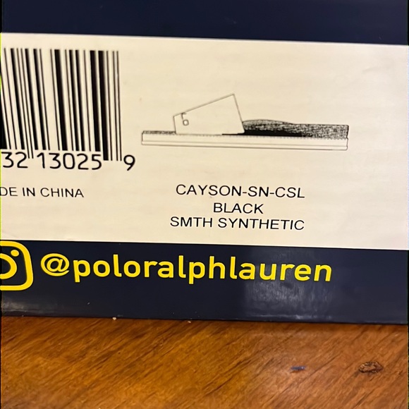 Polo Ralph Lauren Cayson black Slides Sandals Shoes new Mens Size 8 - Picture 13 of 13